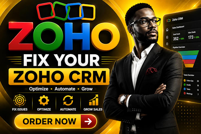 fix, optimize and automate your zoho CRM workflow and sales process