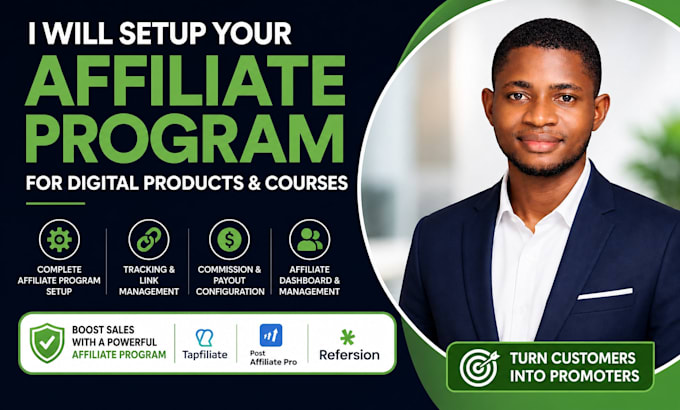 build digital products course marketing affiliate program affiliate setup