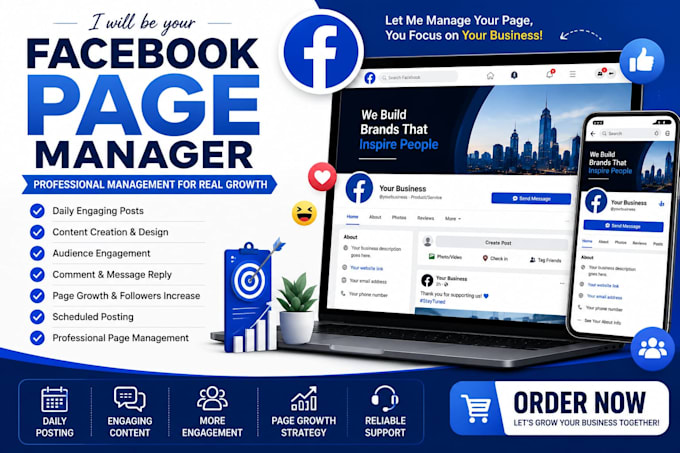 be your professional facebook page manager