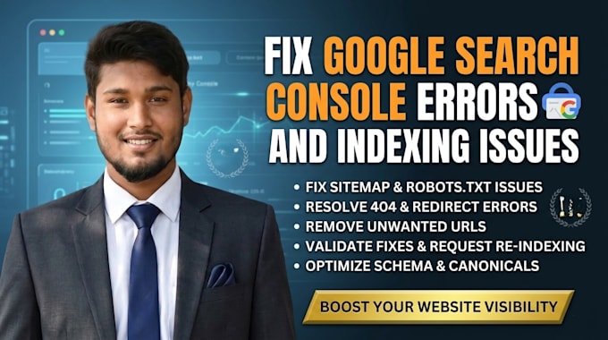 fix google search console errors and indexing issues