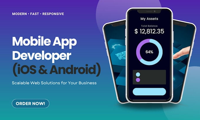 create a ai mobile app for ios and android, flutter or react native