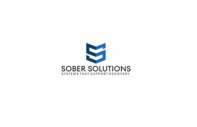 design unique sober solutions logo