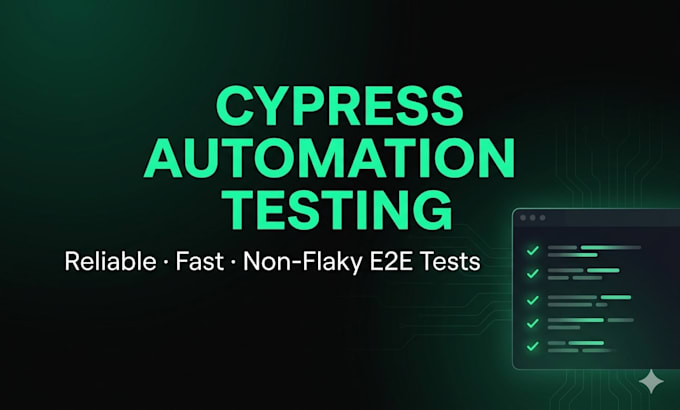 write automated tests using cypress
