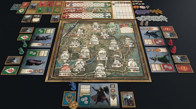 do board game design custom card game art and tabletop assets