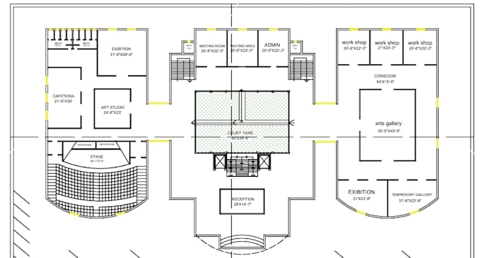 draft your 2d floor plan with detail quickly