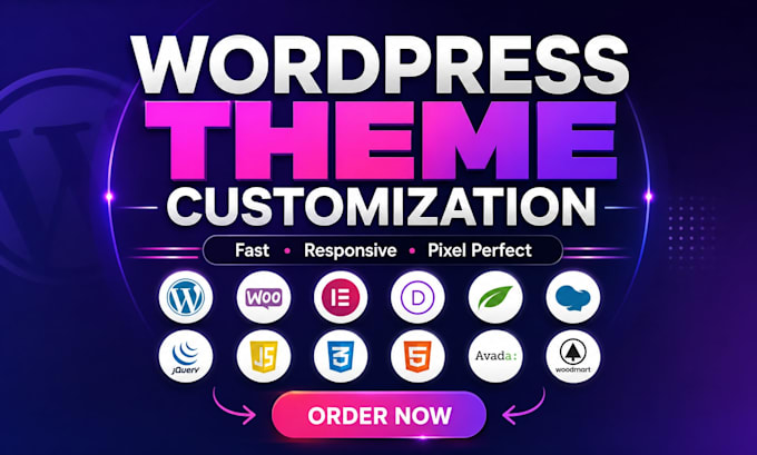make a custom design wordpress website