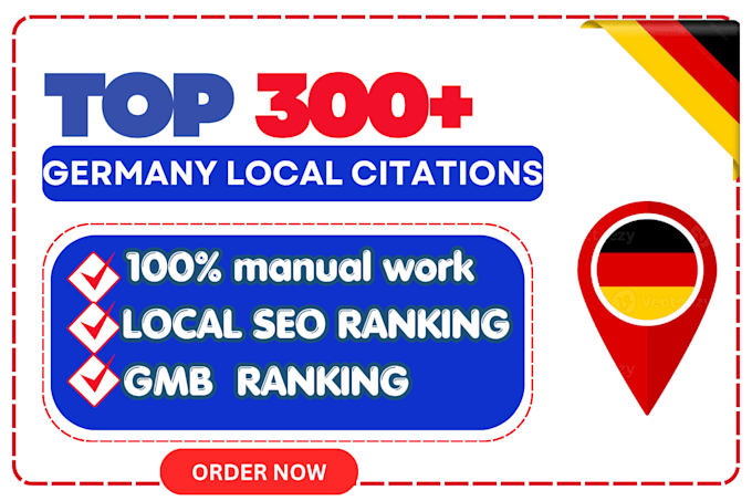 create 350 german local citation and directory submission