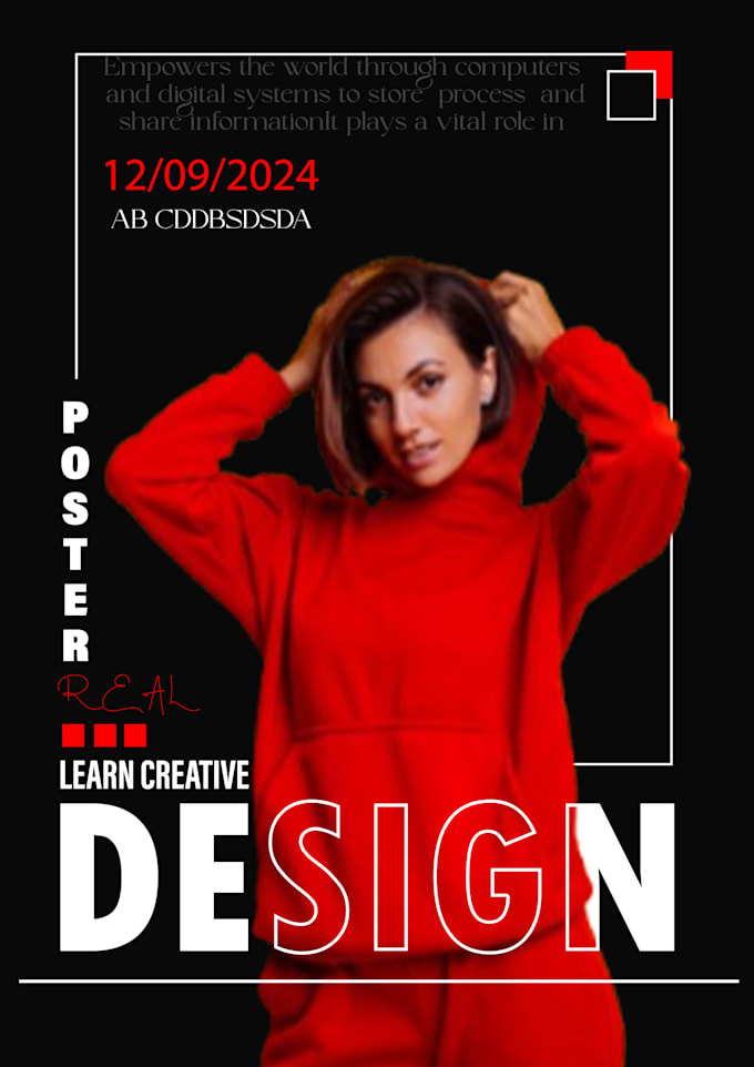 do poster design for you
