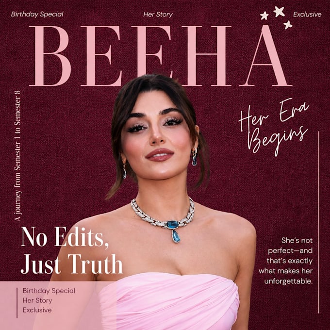 create a personalized magazine design