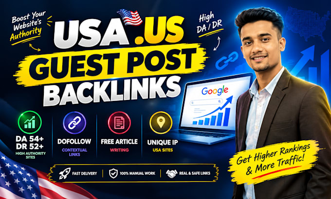 build contextual guest post backlinks on high da US websites