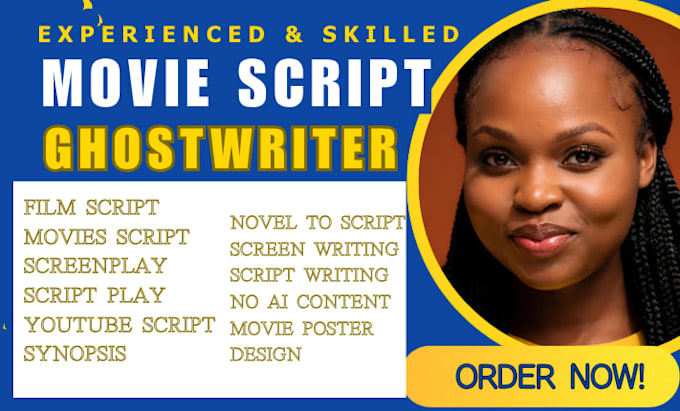 write screenwriting, screenplay, movie script, tv pilot, feature films, synopsis