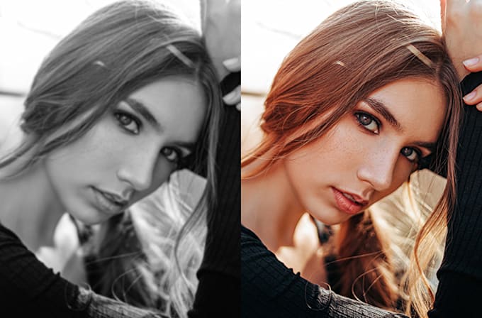 colorize black and white photo