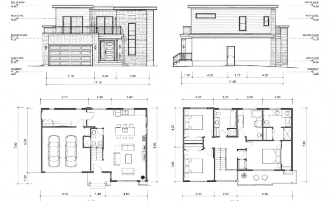 create city permit drawings, floor plans and autocad blueprints