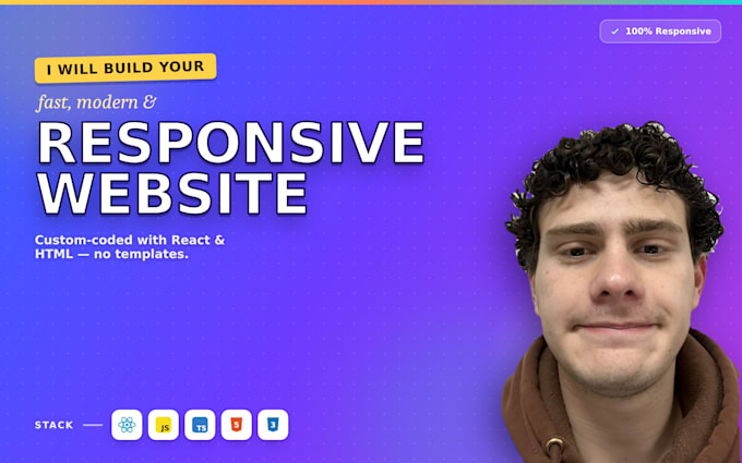 build a fast responsive and custom website
