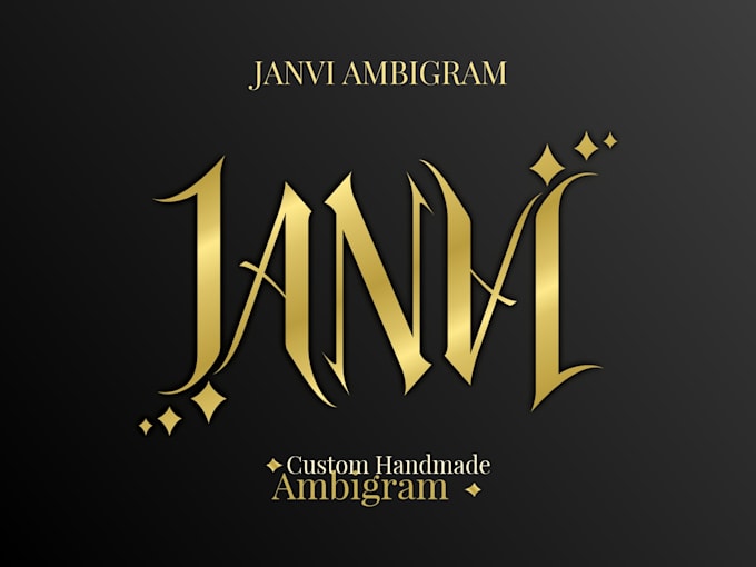 create a custom ambigram name design for tattoo and logo