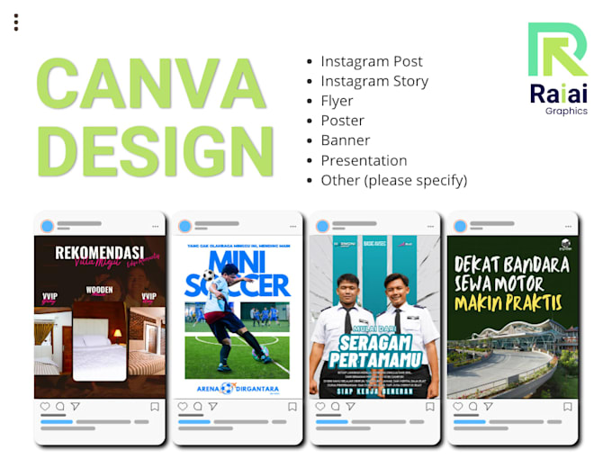 create professional canva graphic designs