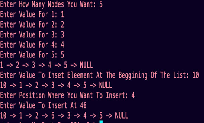 create c and cpp projects using data structures and algorithms for assign