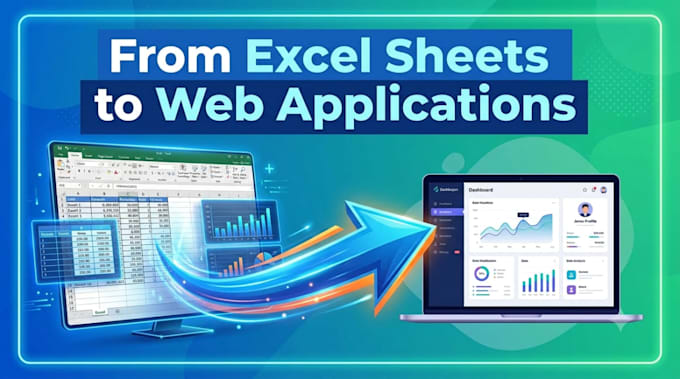 convert excel sheet to web application