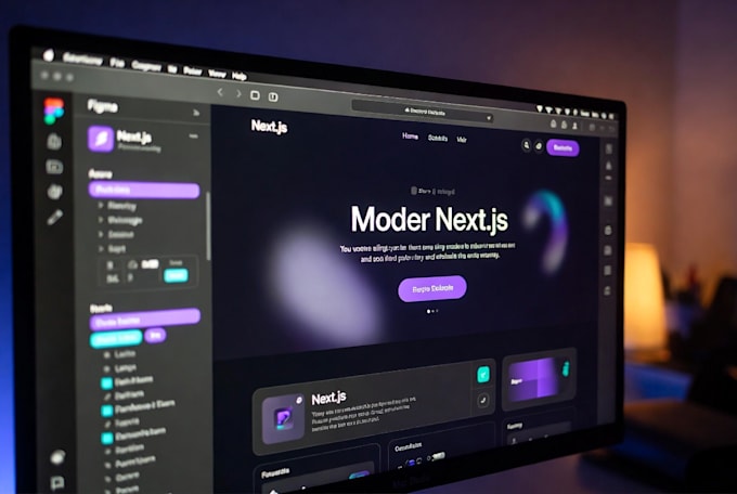 convert your figma design to nextjs with tailwind CSS