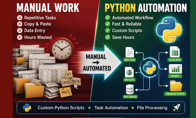 create custom python automation scripts for repetitive tasks