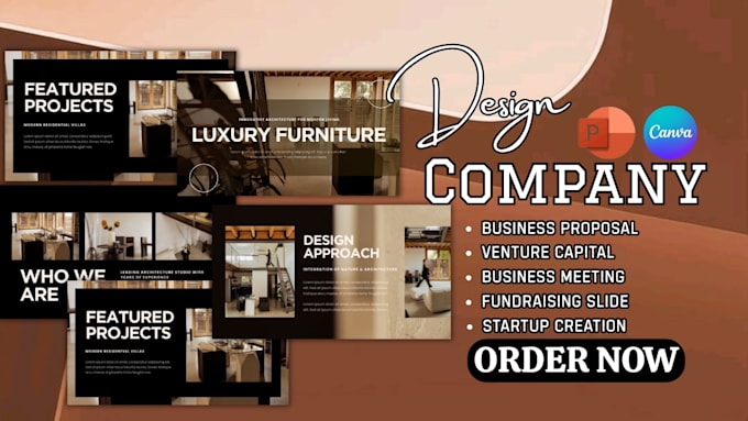 edit, design company presentation, powerpoint webinar brochure investor deck ppt