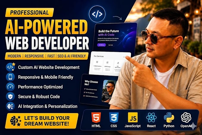 build ai powered websites ecommerce and web apps