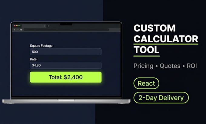 build a custom web calculator