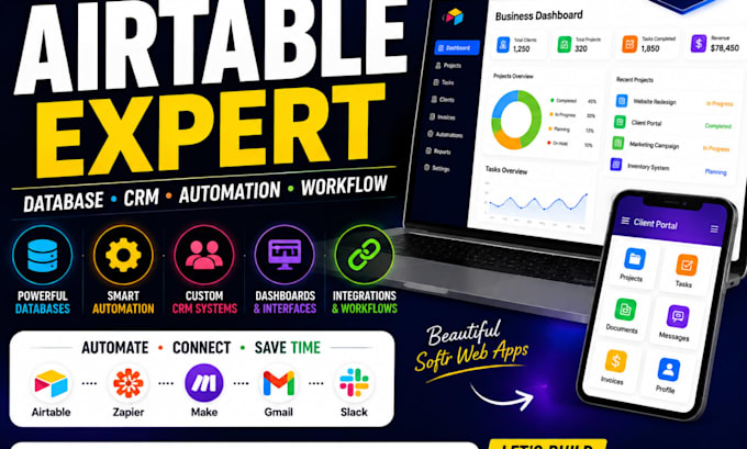 build airtable datable softr webapp airtable automation airtable crm