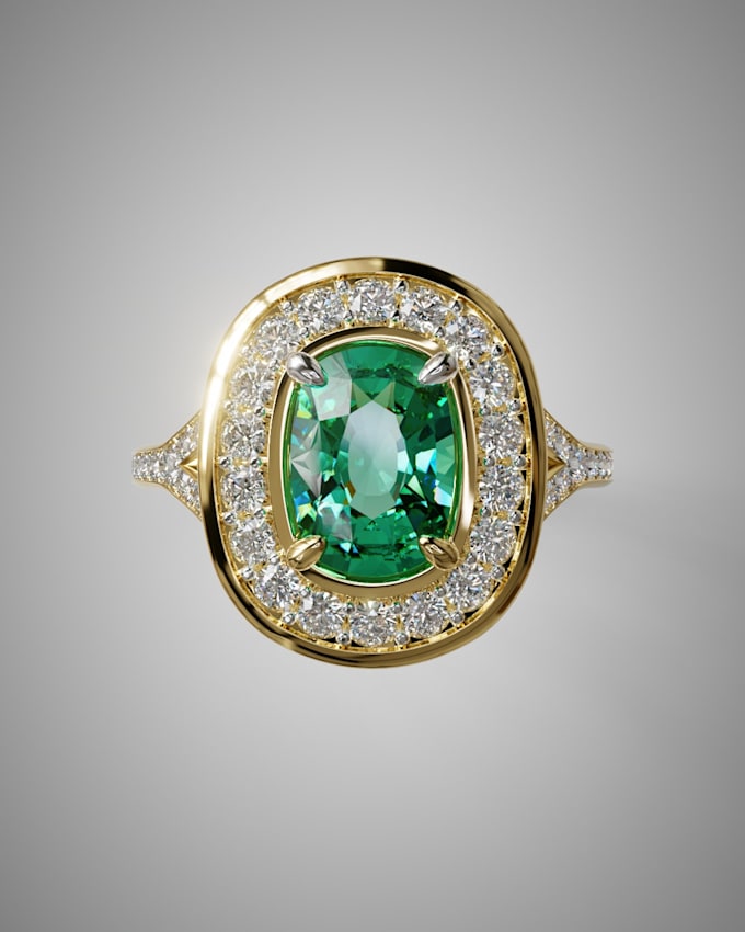 do 3d jewelry ring cad design and stunning rendering