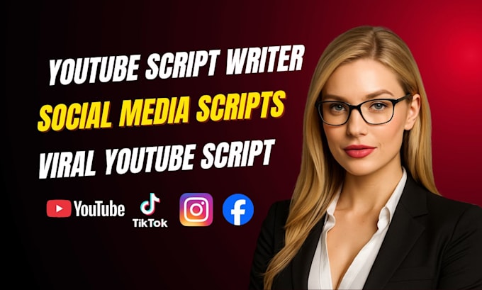 be script writer for youtube video script writing