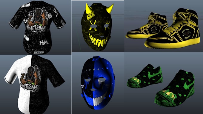 custom fivem clothes, peds, chains, masks