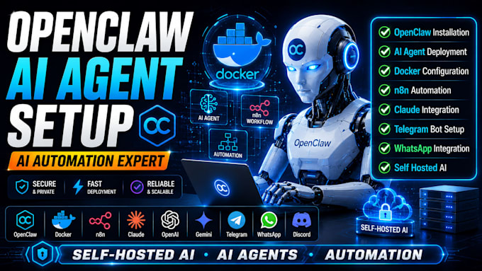 ai automation ai agent open claw setup openclaw moltbot clawdbot n8n automation