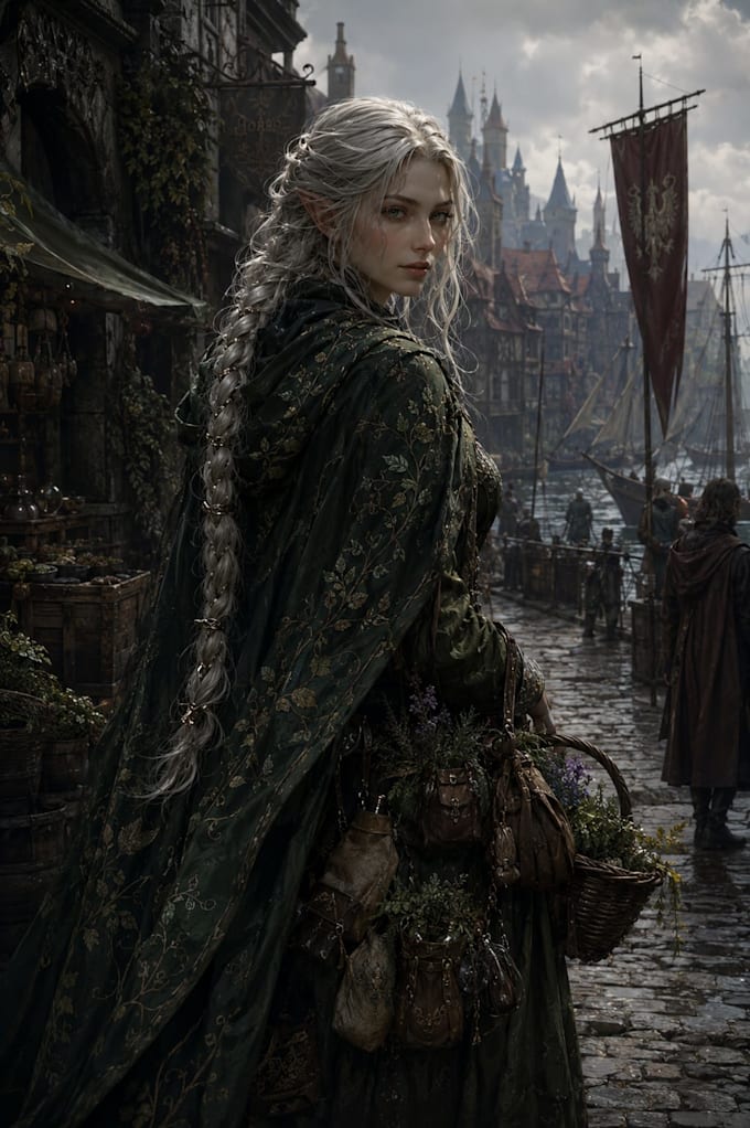 create a custom fantasy rpg character with ai