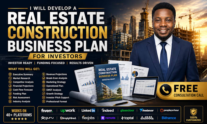 develop a real estate construction business plan for investors