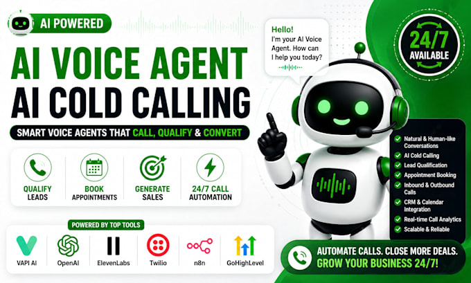 build ai voice agent vapi ai, ai cold calling and appointment setter