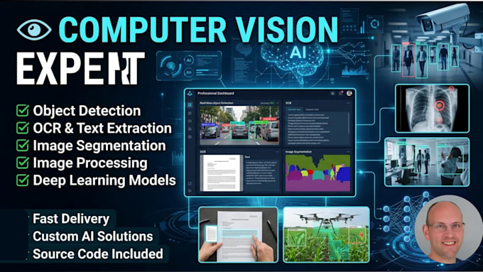 build computer vision, ocr, image processing, object detection, segmentation