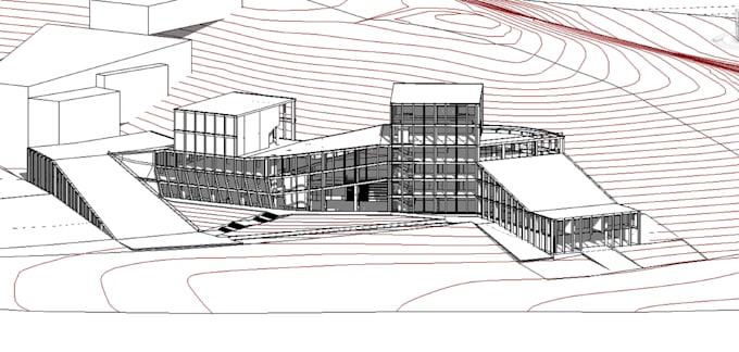 do your 2d cad or PDF plans into a 3d revit model