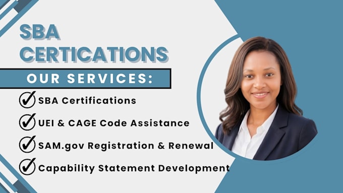 do sam gov, uei, cage code,sba certification, wosb, 8a, hubzone, mbe 501c3 setup