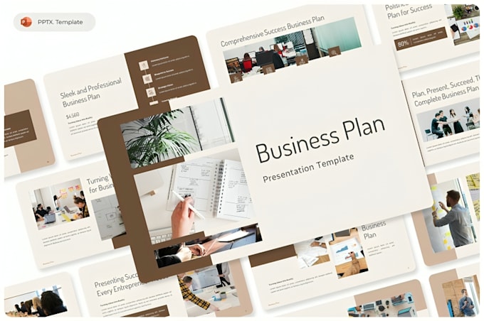 do a business presentation redesign, corporate PPT slides, presentation design