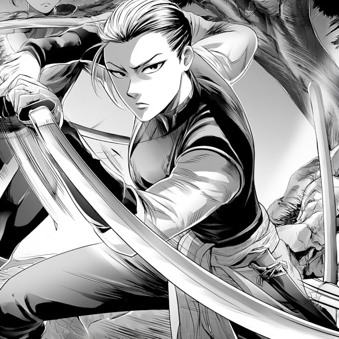 create manga webtoon comic in any genre romance action