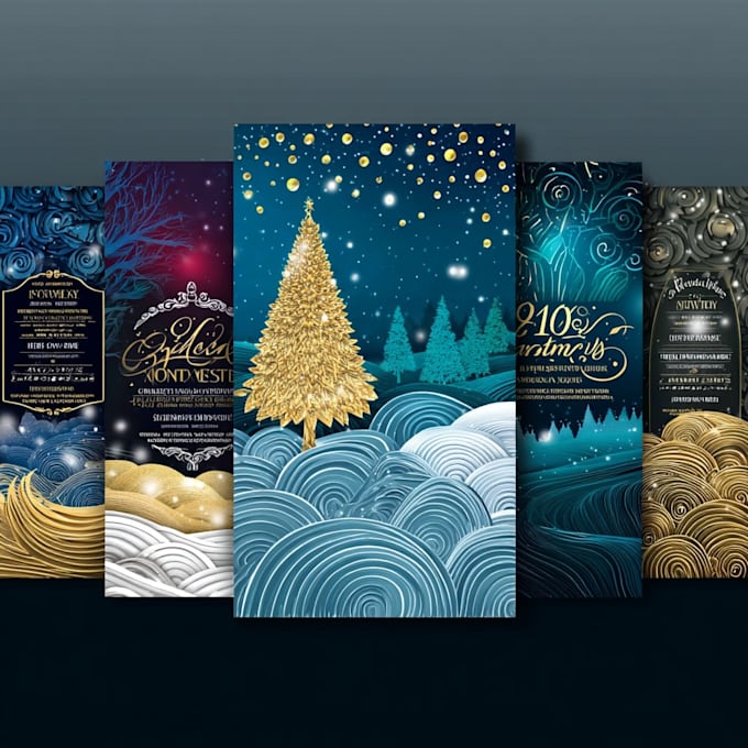 create a custom christmas card