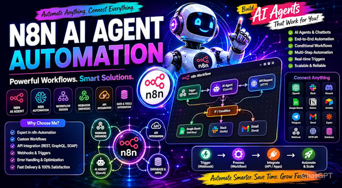 develop ai agents and n8n workflows for business automation