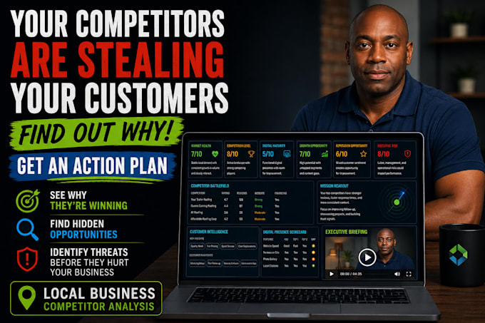 create a local business competitor analysis