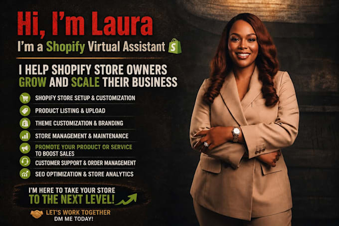 be your shopify virtual assistant, shopify marketing