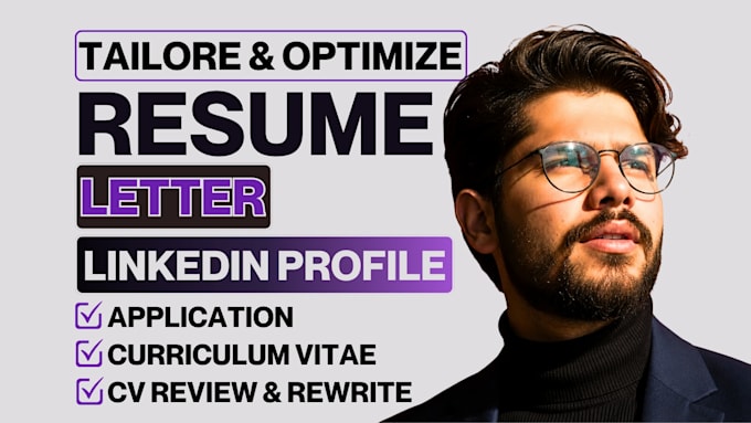 do resume optimization  linkedln opt review react app cv node js cover letter