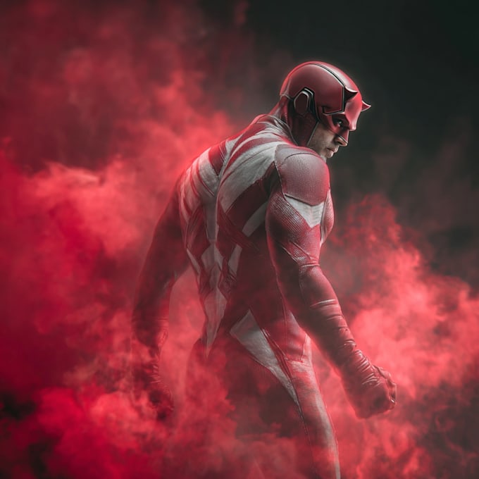 superhero character for comics
