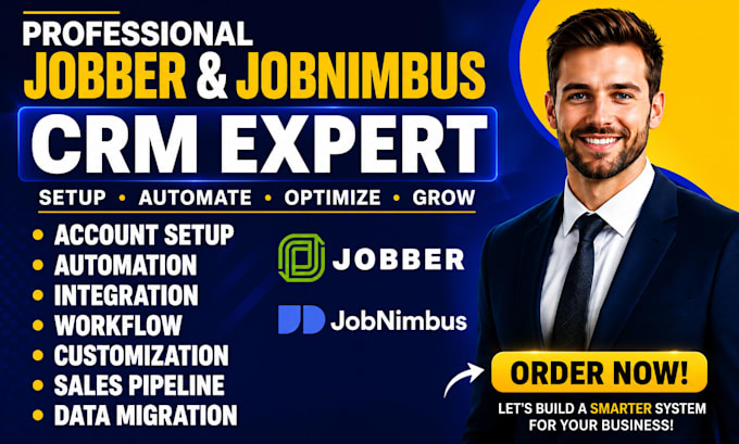 be your jobber, pipedrive and jobnimbus expert