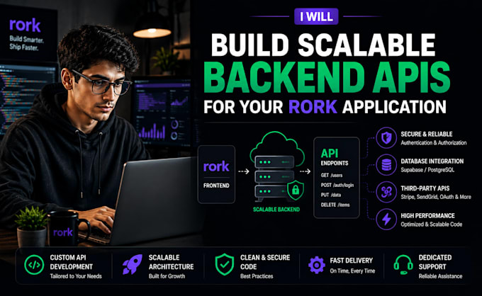 build scalable backend apis for your rork application