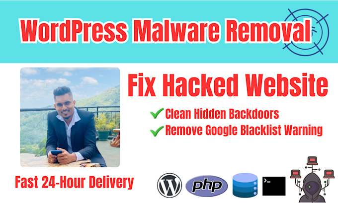 remove malware and fix hacked wordpress website security