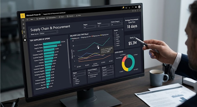 create an automated dashboard in excel